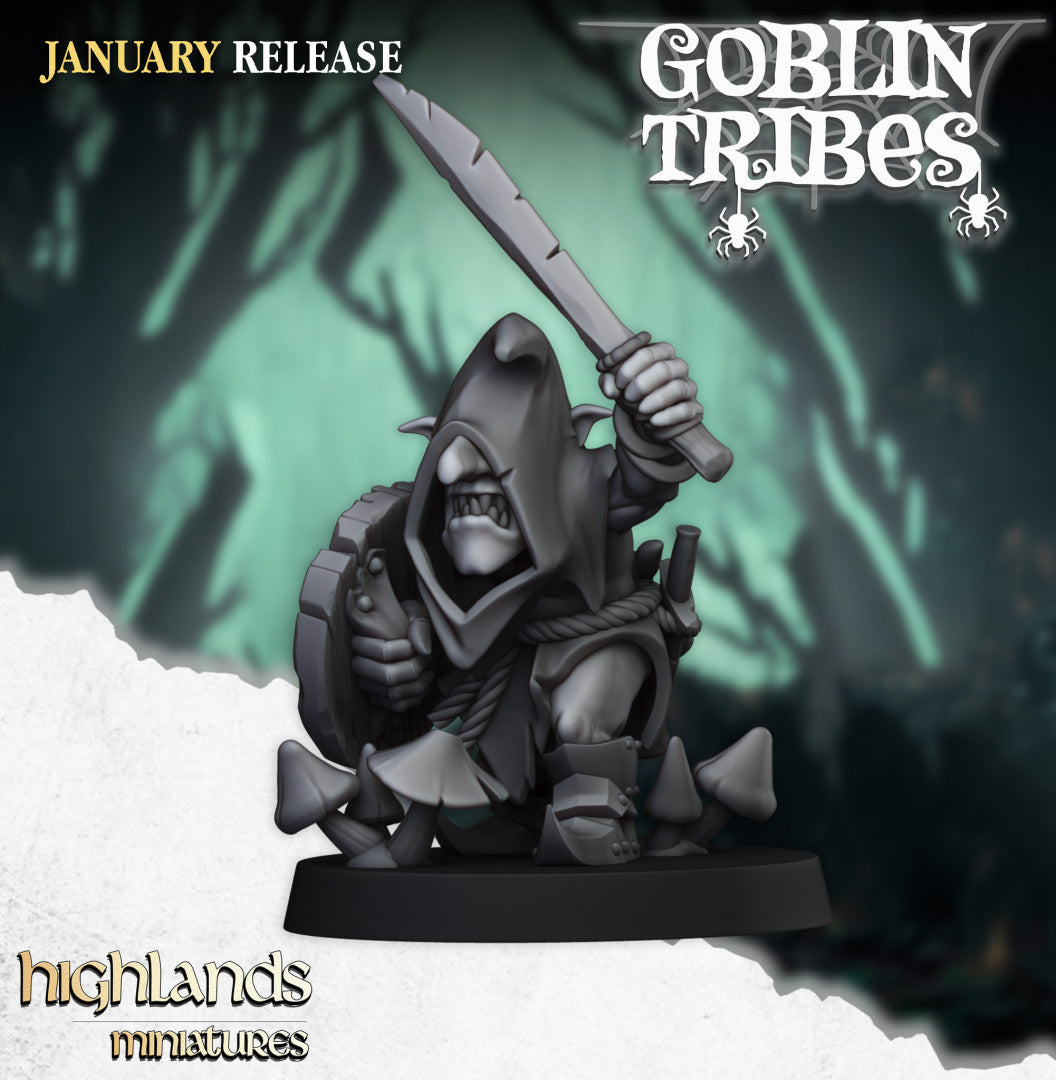 Swamp Goblins with Hand Weapons by Highlands Miniatures