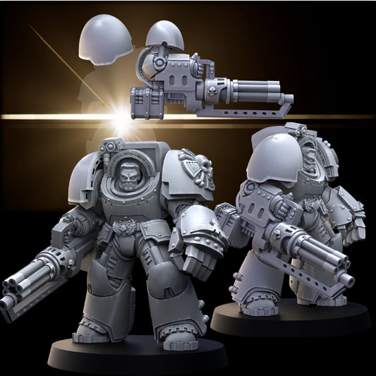 Exolothreftis Rotory Cannon Heavy Troopers by Across the Realms