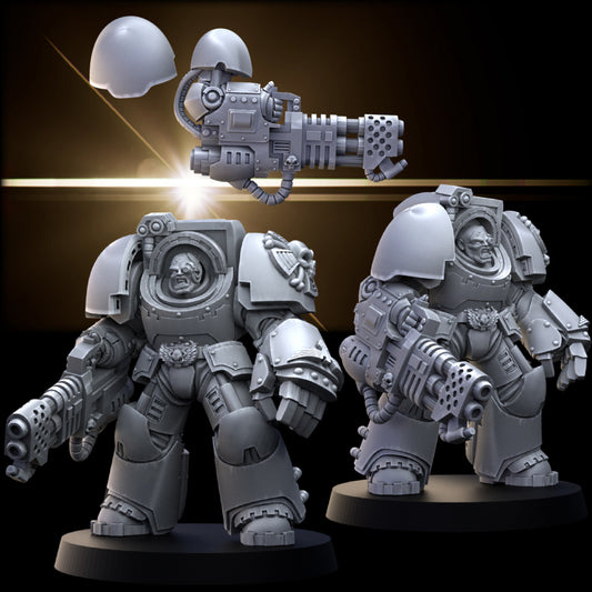Exolothreftis Flamethrower Heavy Troopers by Across the Realms