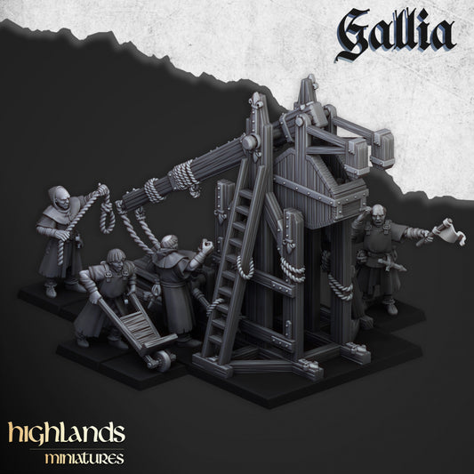 Gallia Trebuchet by Highlands Miniatures