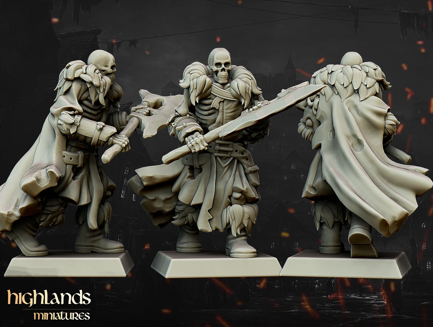 Undead Black Watch Unit by Highlands Miniatures