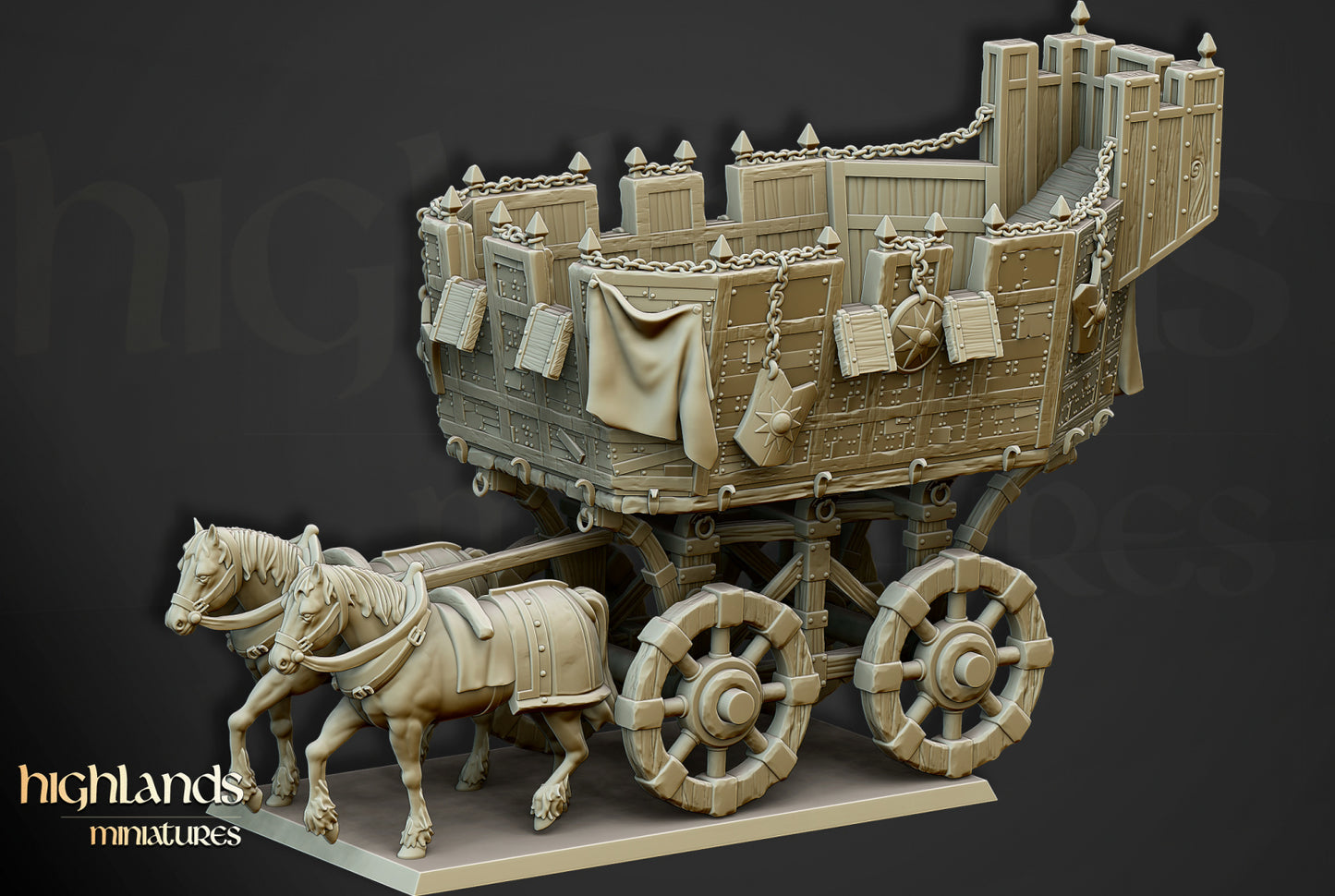 The Wittemberg Wagon by Highlands Miniatures