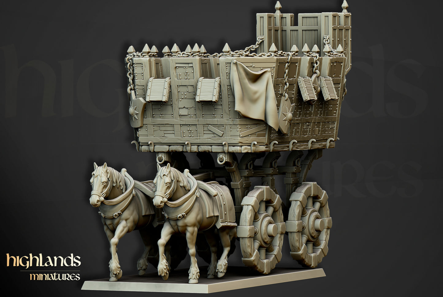 The Wittemberg Wagon by Highlands Miniatures