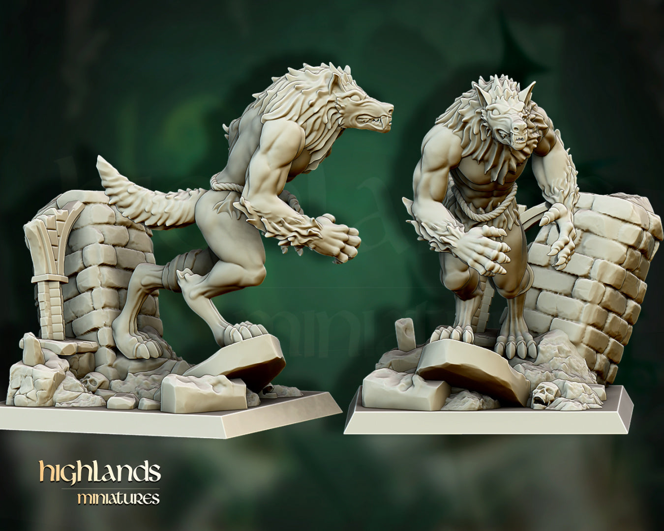 Werewolf Unit by Highlands Miniatures