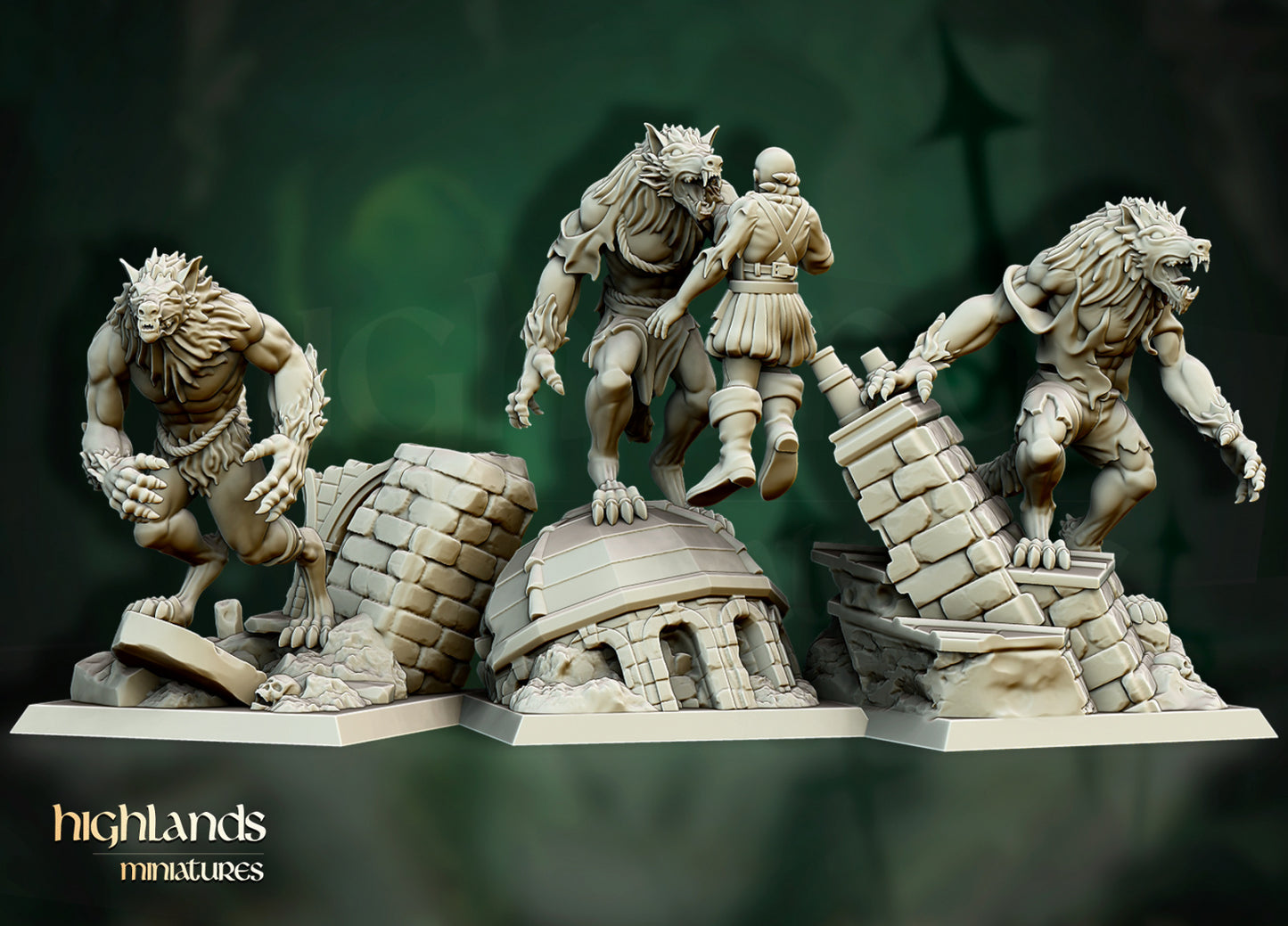 Werewolf Unit by Highlands Miniatures