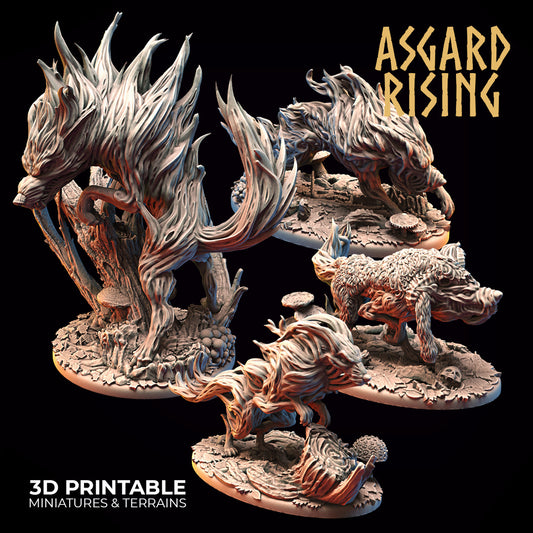 Wraith Wolves by Asgard Rising