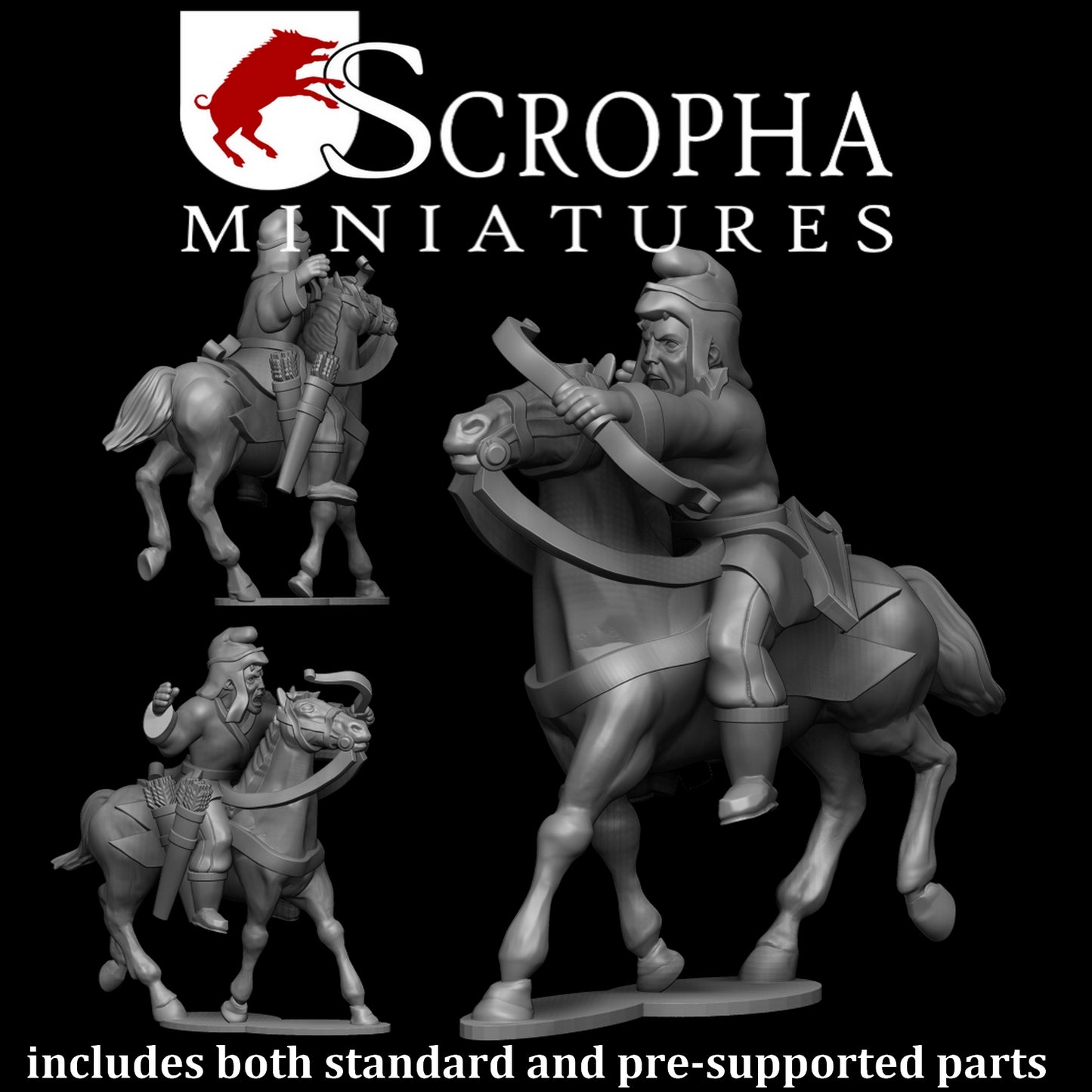 Scythian/Parthian Mounted Archers by Scropha Miniatures