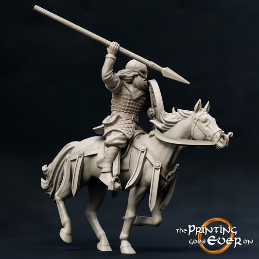 Ridermercia Mounted Spearman by The Printing Goes Ever On