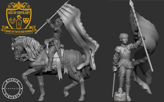 Joan of Arc Set (Mounted & Foot)