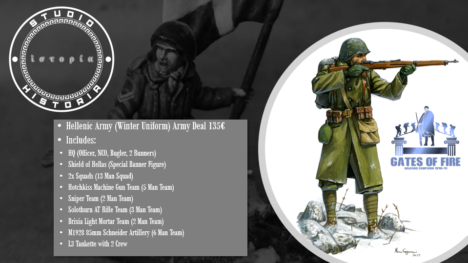 Winter Hellenic Army (Greek) 1940-41 Starter Army
