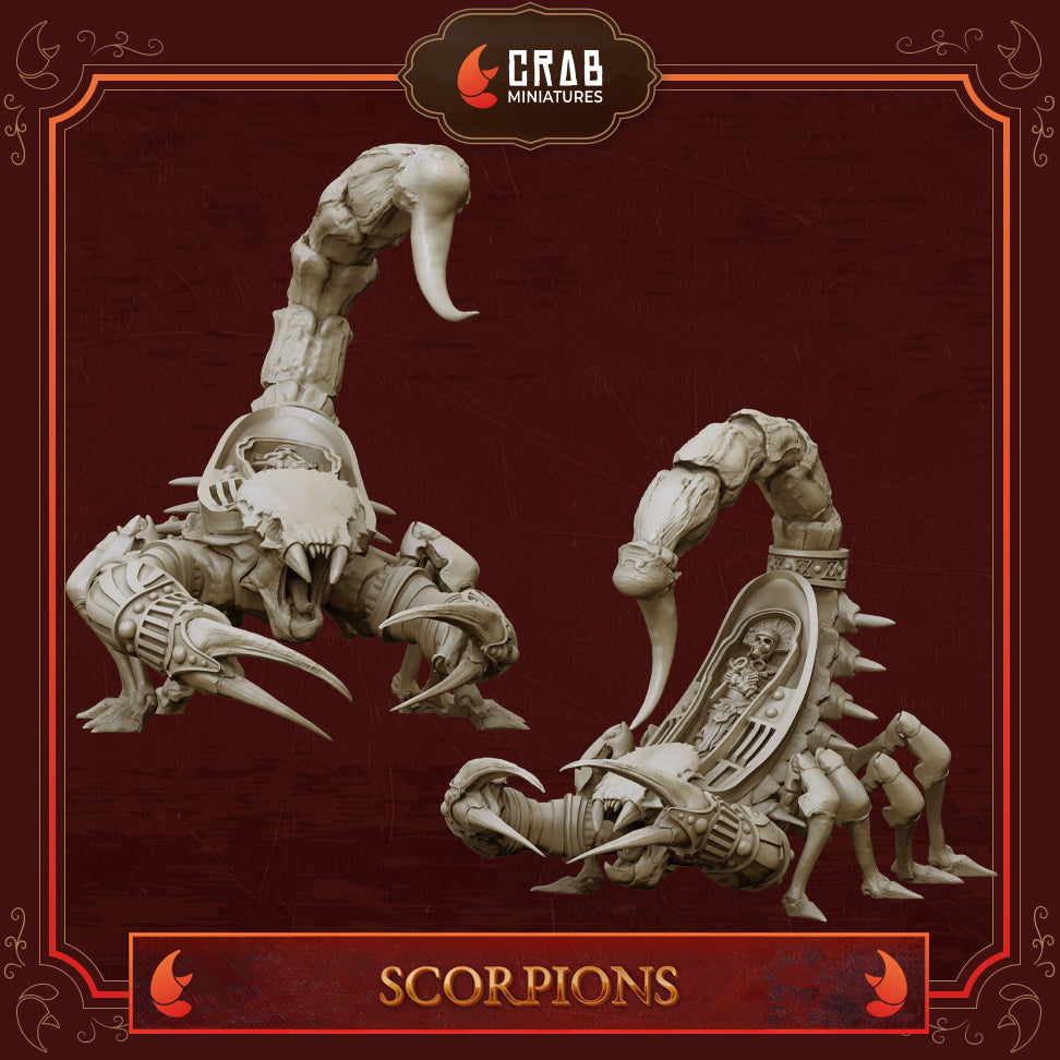 Scorpions by Crab Miniatures
