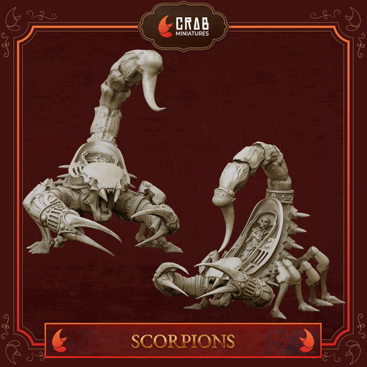 Scorpions by Crab Miniatures