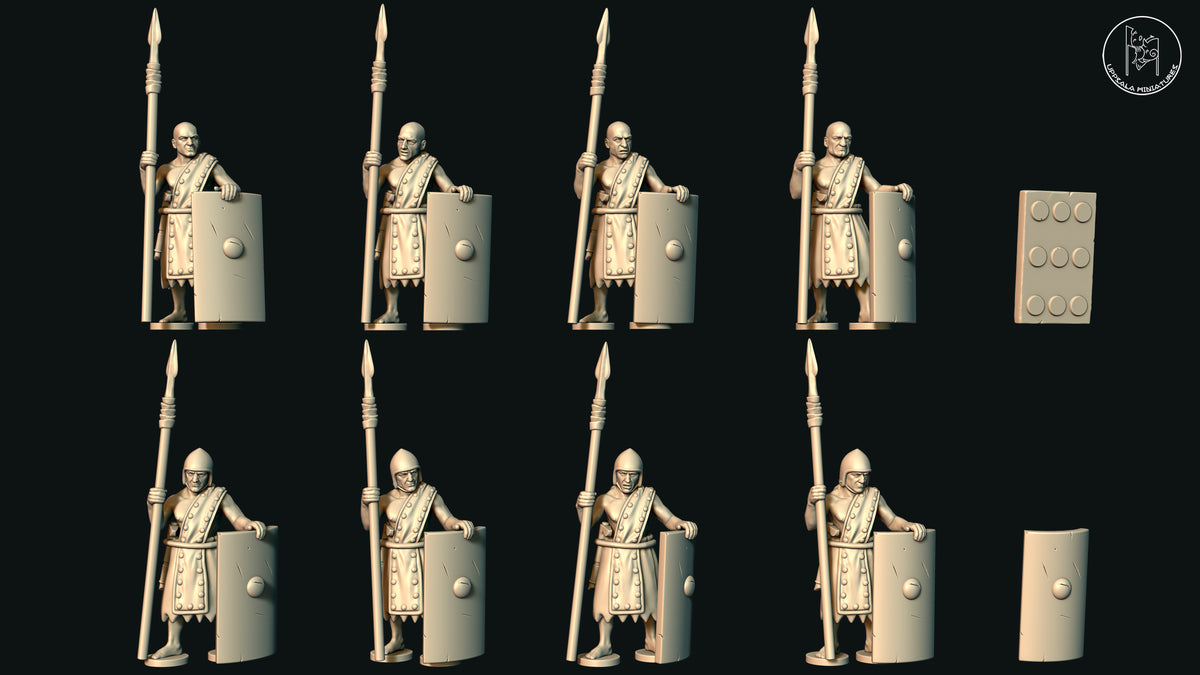 Sumerian Long Spear (Set G2) by Uppsala Miniatures – Studio Historia