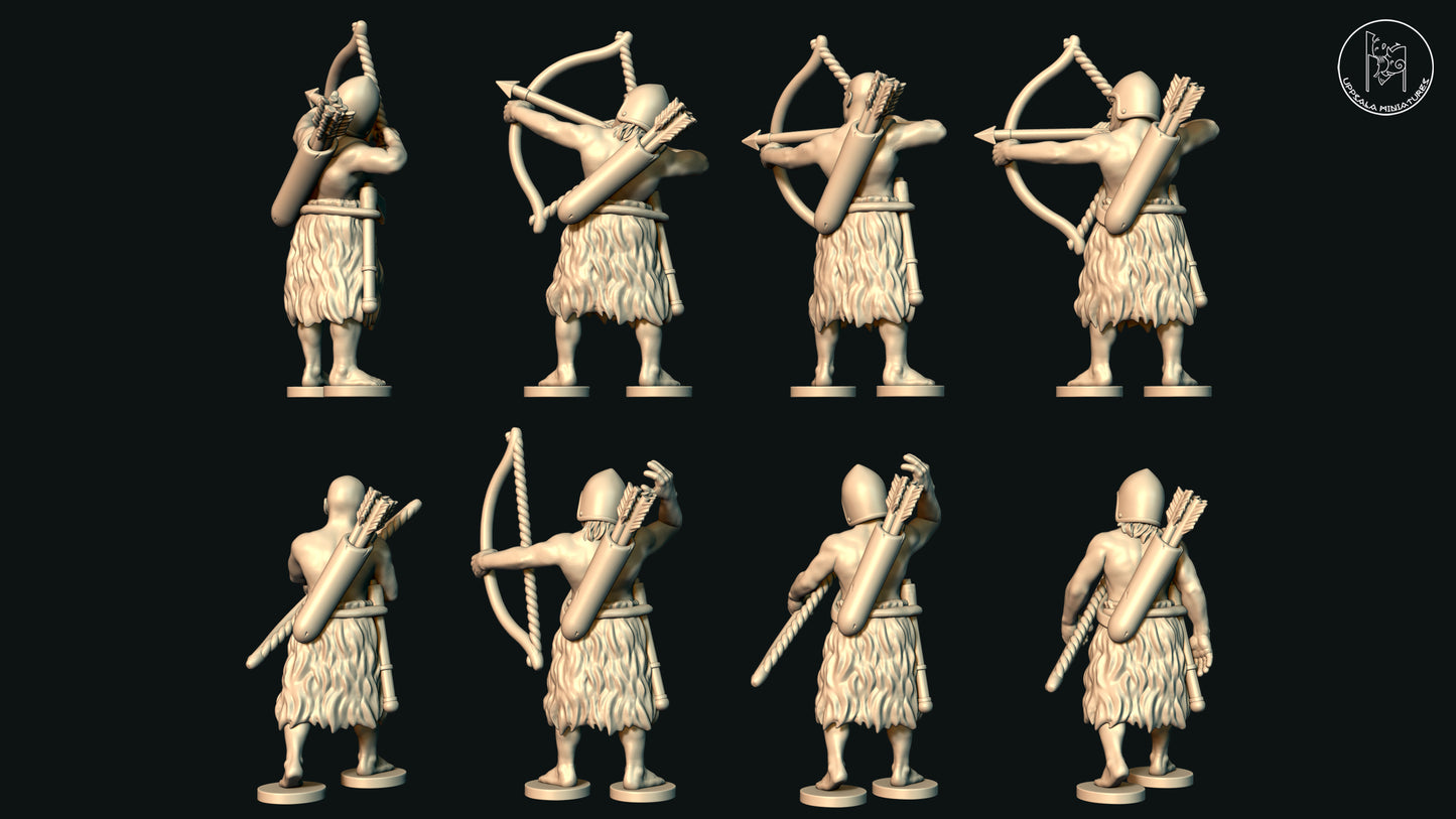 Sumerian Bowmen (Set H) by Uppsala Miniatures