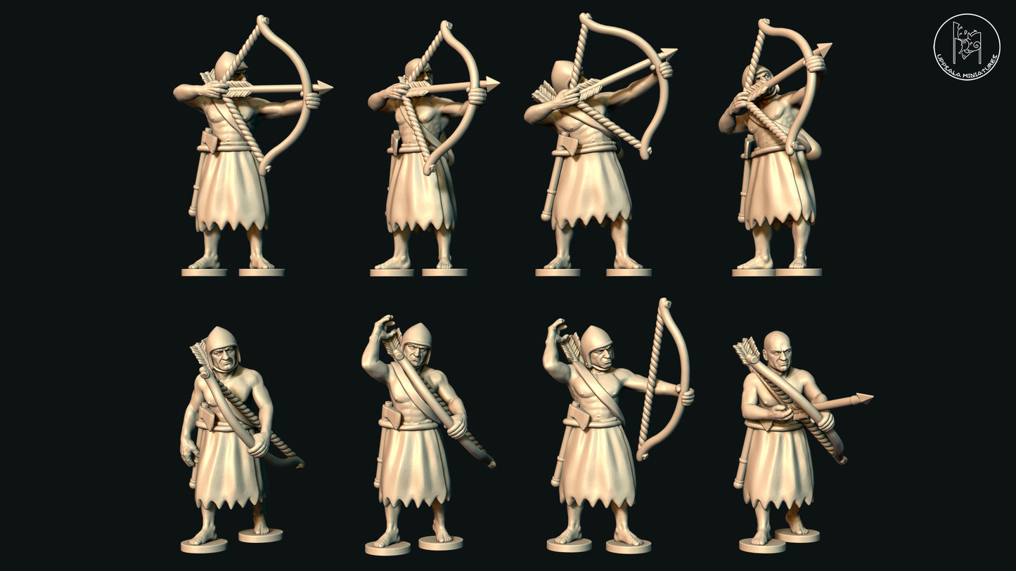 Sumerian Bowmen (Set H) by Uppsala Miniatures