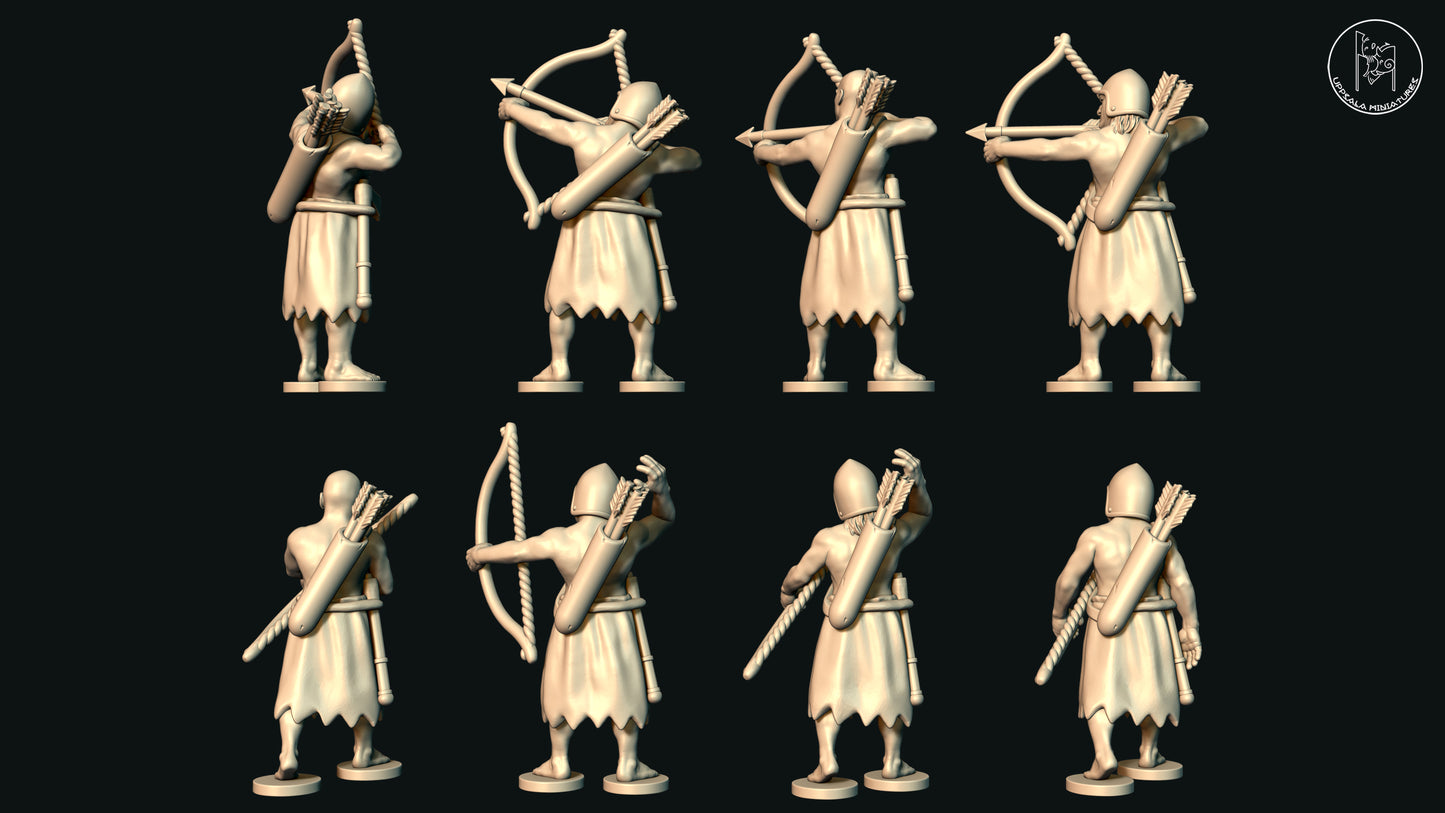 Sumerian Bowmen (Set H) by Uppsala Miniatures