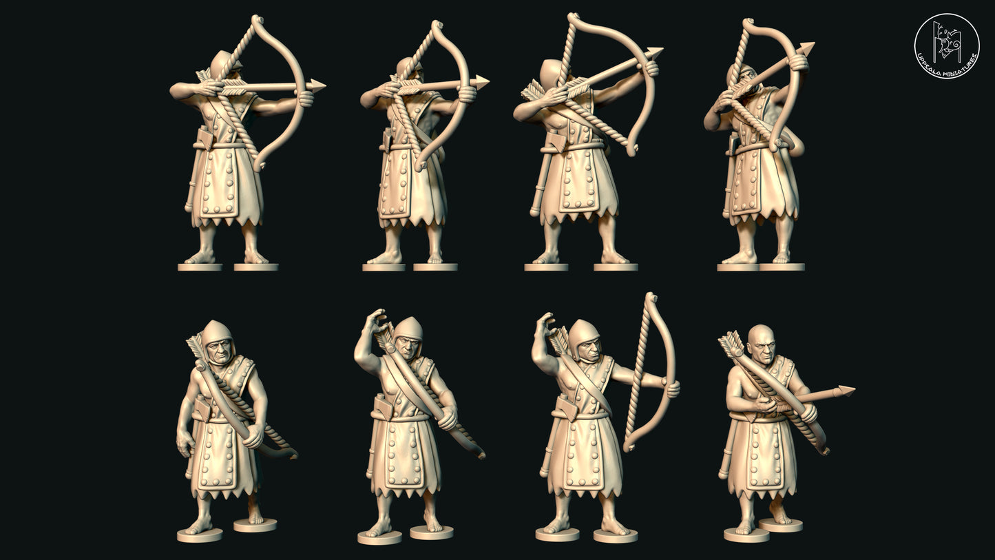 Sumerian Bowmen (Set H) by Uppsala Miniatures