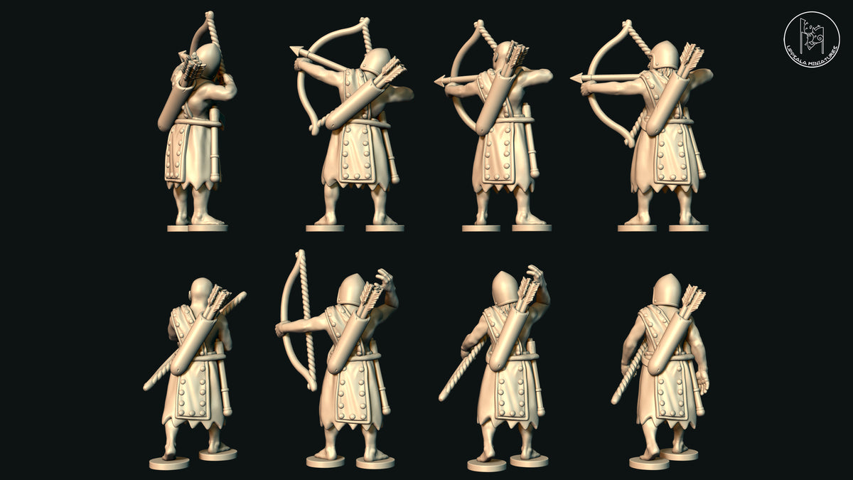 Sumerian Bowmen (Set H) by Uppsala Miniatures – Studio Historia