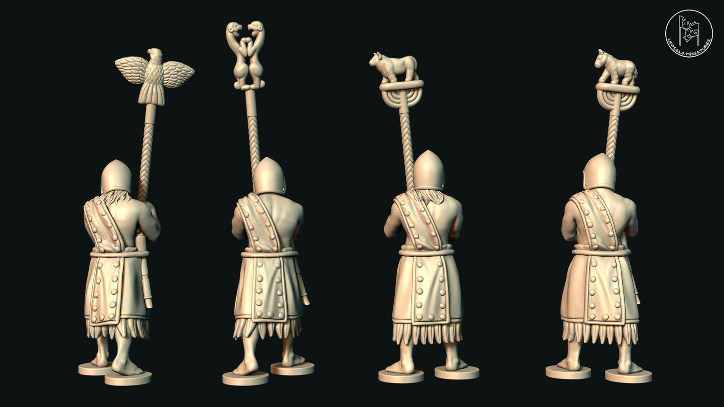 Sumerian Standards (Set K) by Uppsala Miniatures