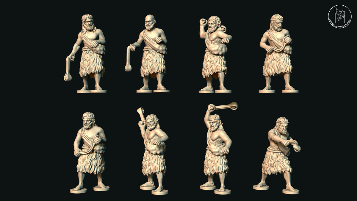 Sumerian Slingers (Set L) by Uppsala Miniatures – Studio Historia
