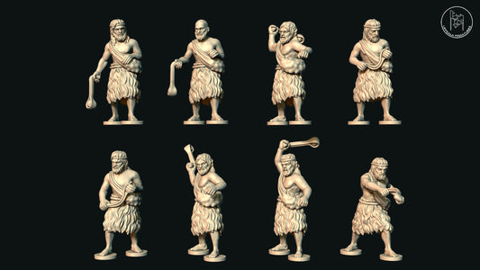 Sumerian Slingers (Set L) by Uppsala Miniatures