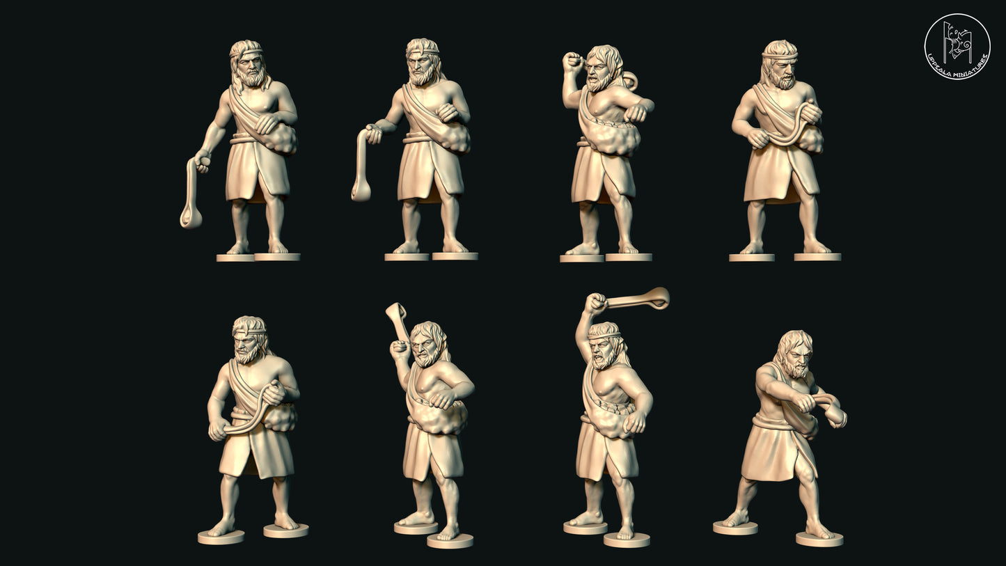 Sumerian Slingers (Set L) by Uppsala Miniatures