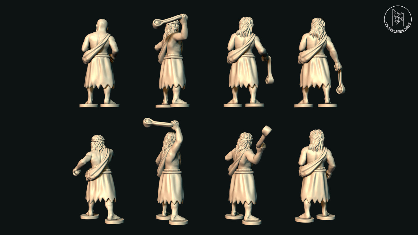 Sumerian Slingers (Set L) by Uppsala Miniatures