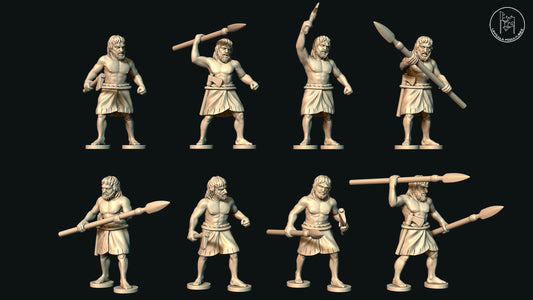 Sumerian Javelinmen (Set N) by Uppsala Miniatures