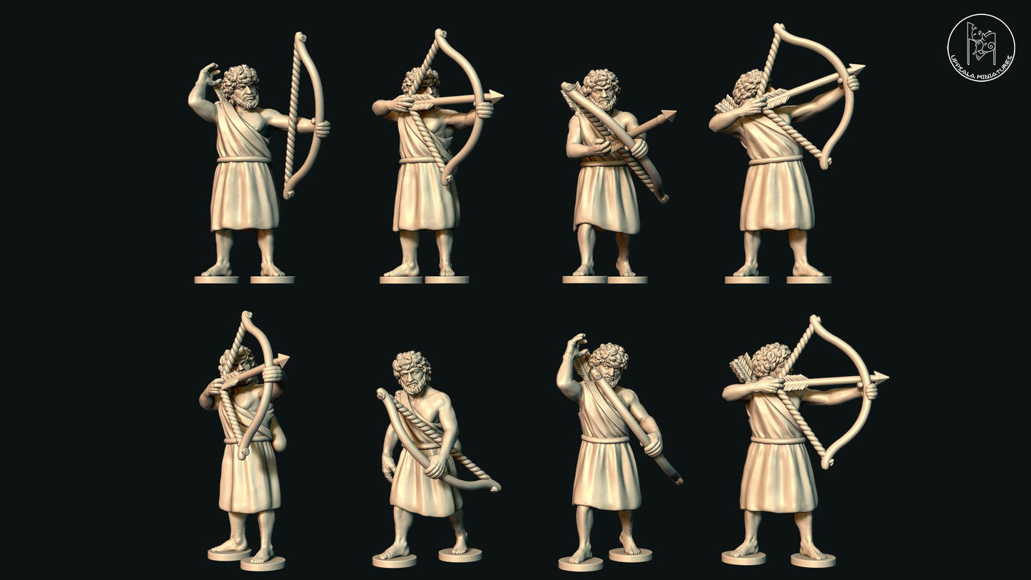 Sumerian Archers (Set 01) by Uppsala Miniatures