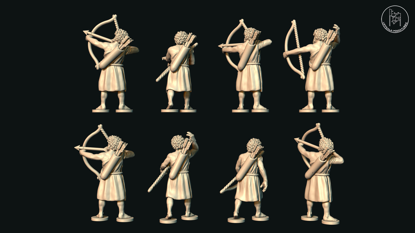 Sumerian Archers (Set 01) by Uppsala Miniatures