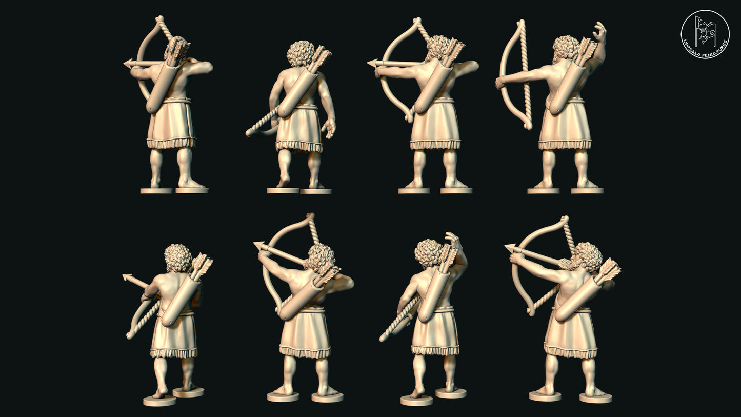 Sumerian Archers (Set P2) by Uppsala Miniatures