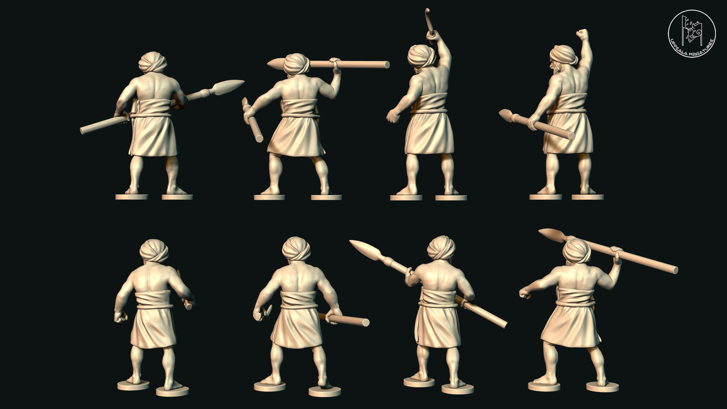 Sumerian Javelinmen (Set Q) by Uppsala Miniatures