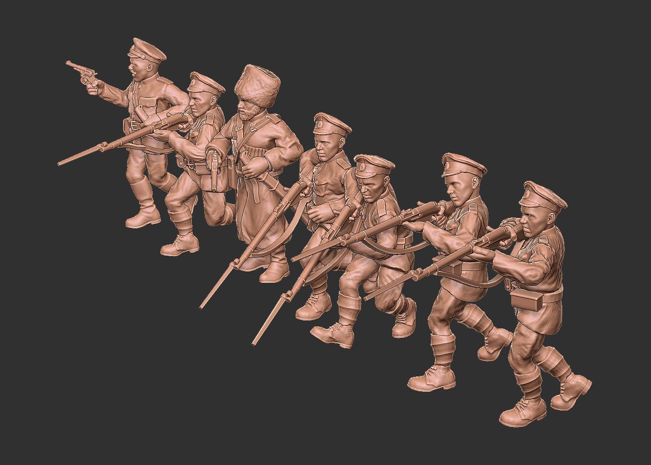 Russian Great War Rifle Squad 5