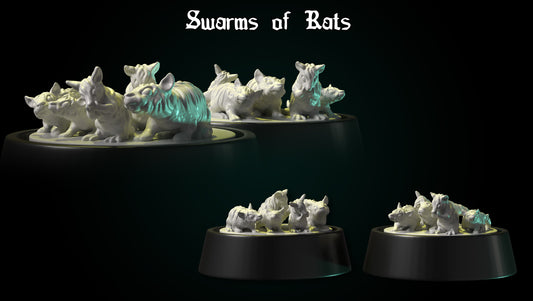 Swarm of Rats by DDF Miniatures and Models