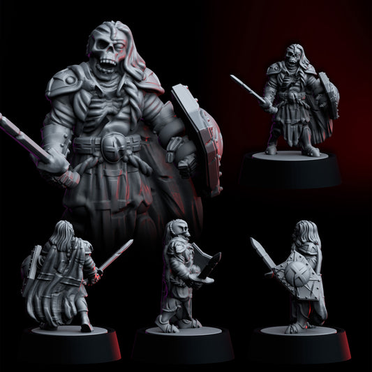 Templar Dead & Undead Set by DDF Miniatures and Models