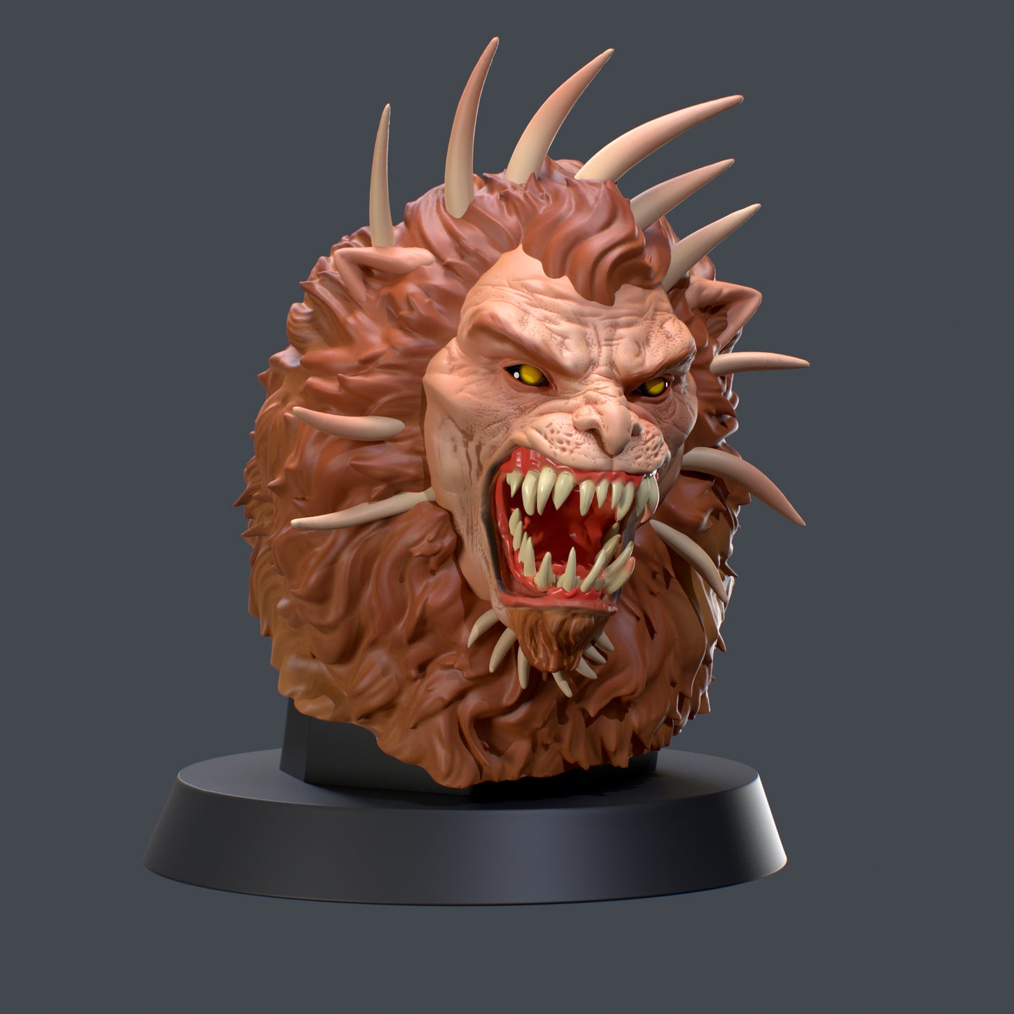 Manticore Bust by Hold My Miniatures