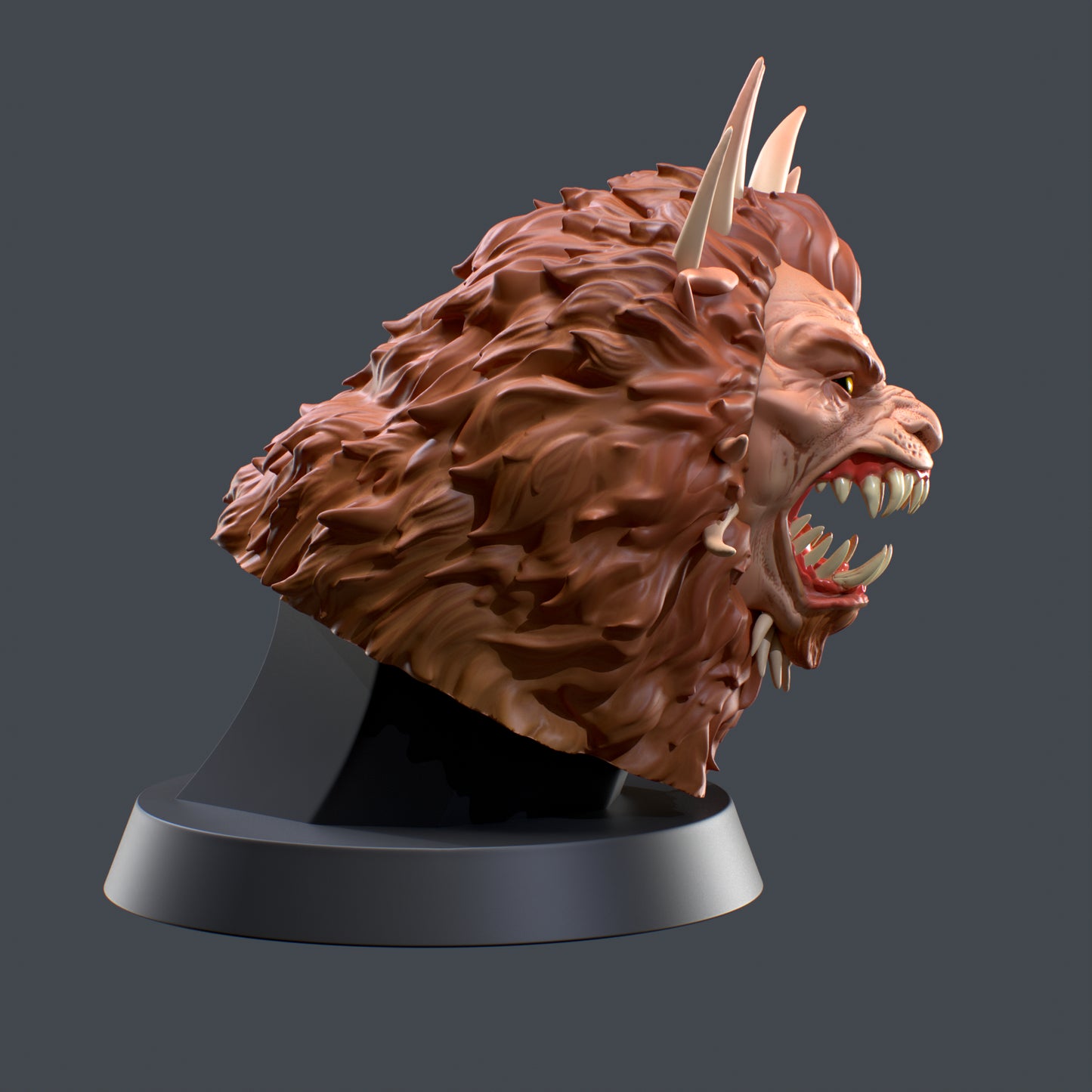 Manticore Bust by Hold My Miniatures