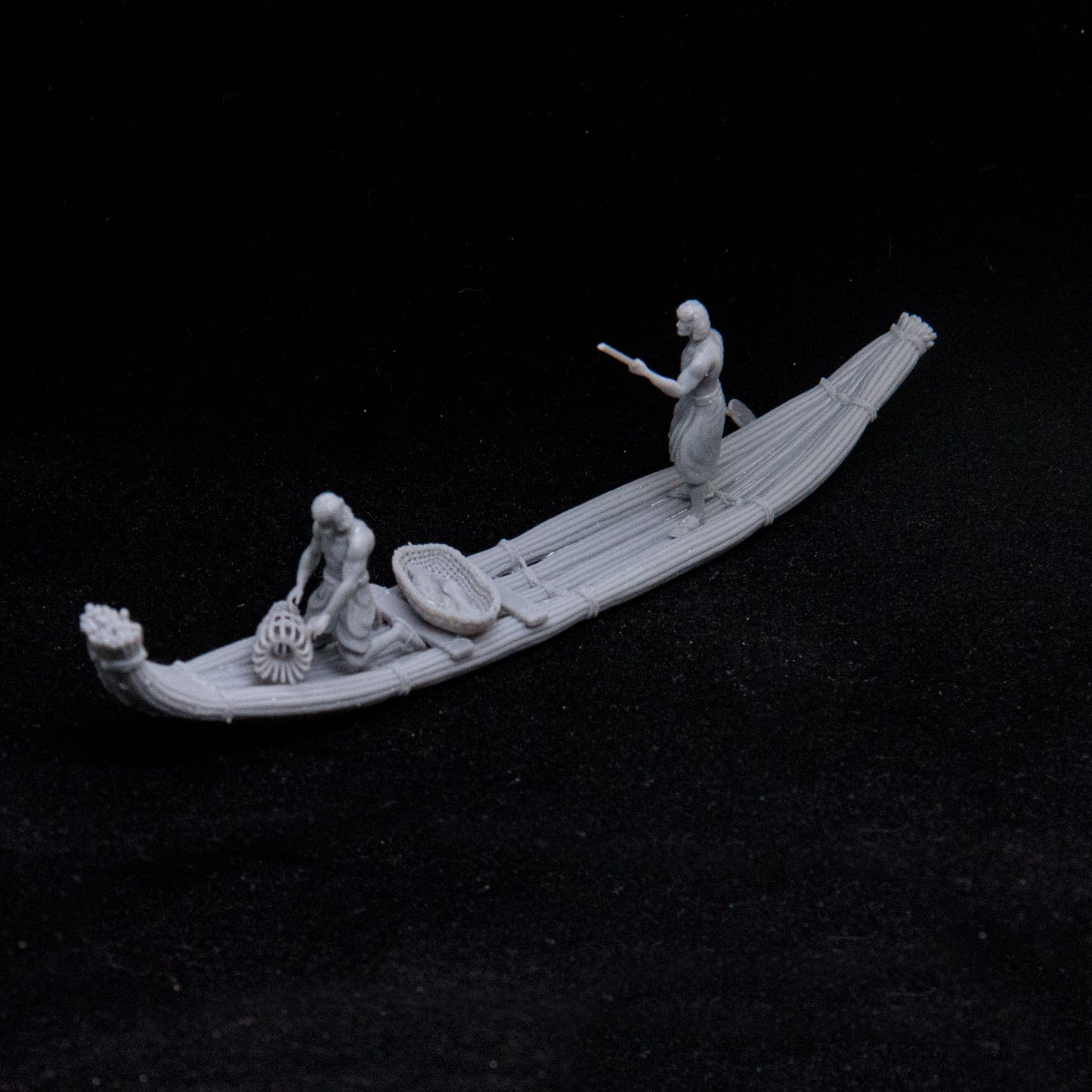 Mesopotamian/Egyptian Fishermen on Reed Boat by Gadget Works