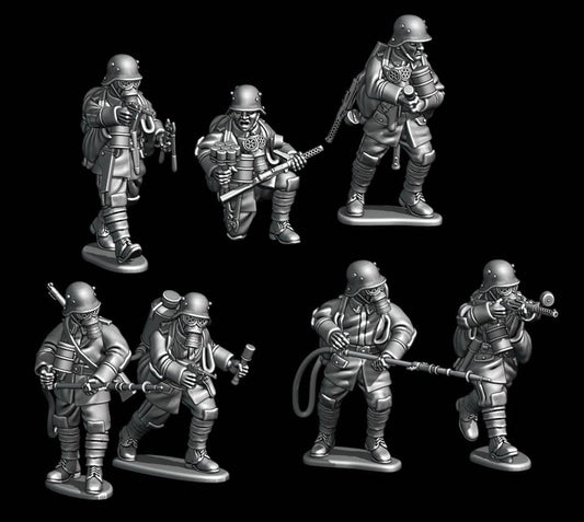 Great War German Sturmpioneers by W3 Wargaming