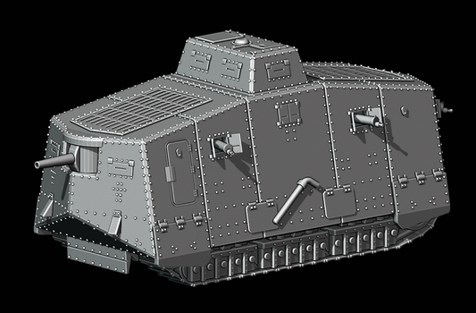 Great War German Sturmpanzerwagon A7V by W3 Wargaming