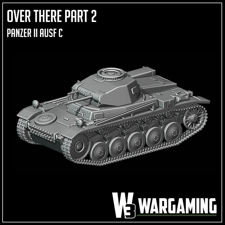 Afrika Korps Panzer IIc by W3 Wargaming