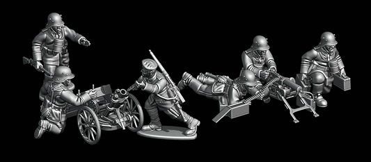 Great War German Alternative Weapons Teams by W3 Wargaming