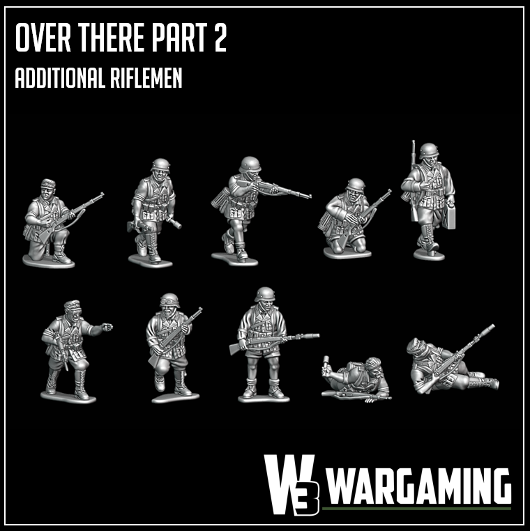 Afrika Korps Additional Riflemen by W3 Wargaming