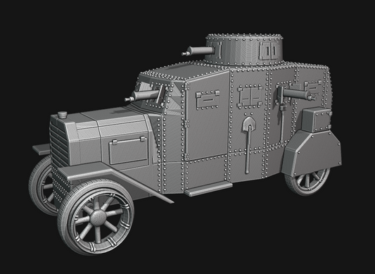 Great War German Ehrhardt E-V4 Armored Car by W3 Wargaming