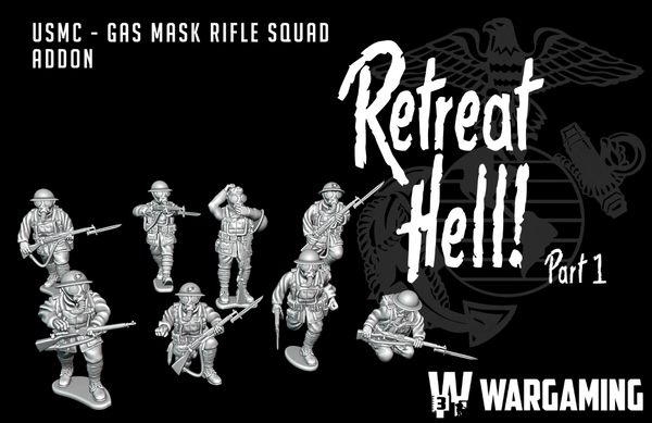 Great War USMC Gas Mask Squad by W3 Wargaming – Studio Historia