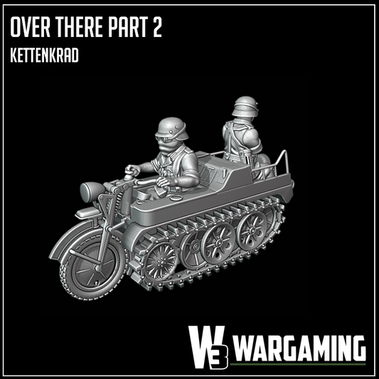 Afrika Korps Kettenkrad by W3 Wargaming
