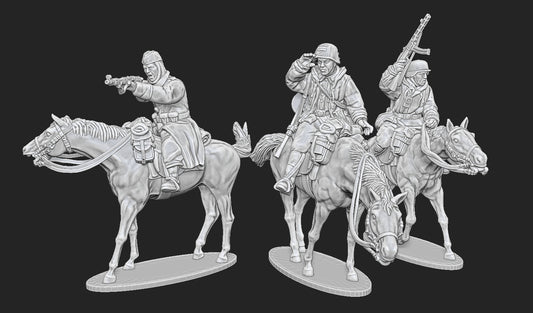 Late War German Cavalry with Trophy Weapons by Just Some Miniatures.