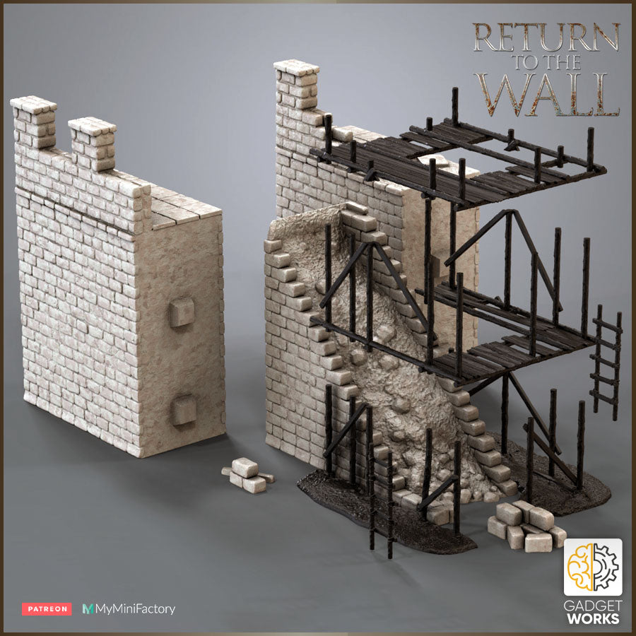 Roman Towers and Wall Segments by Gadgetworks