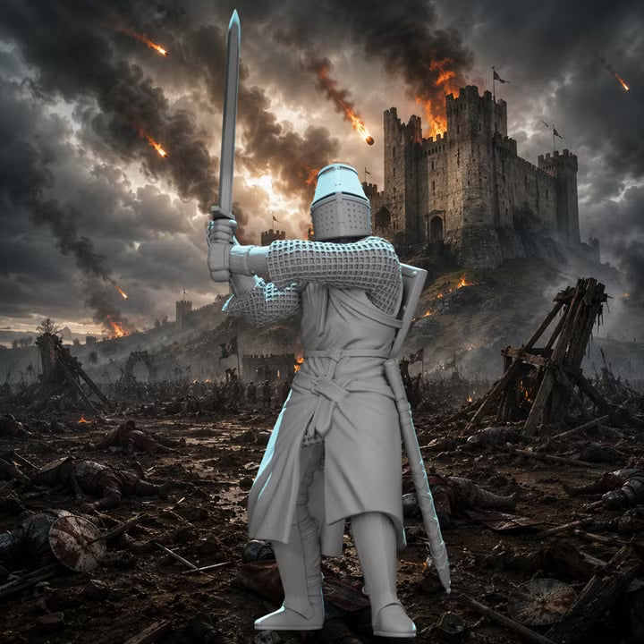 Medieval Knight with sword