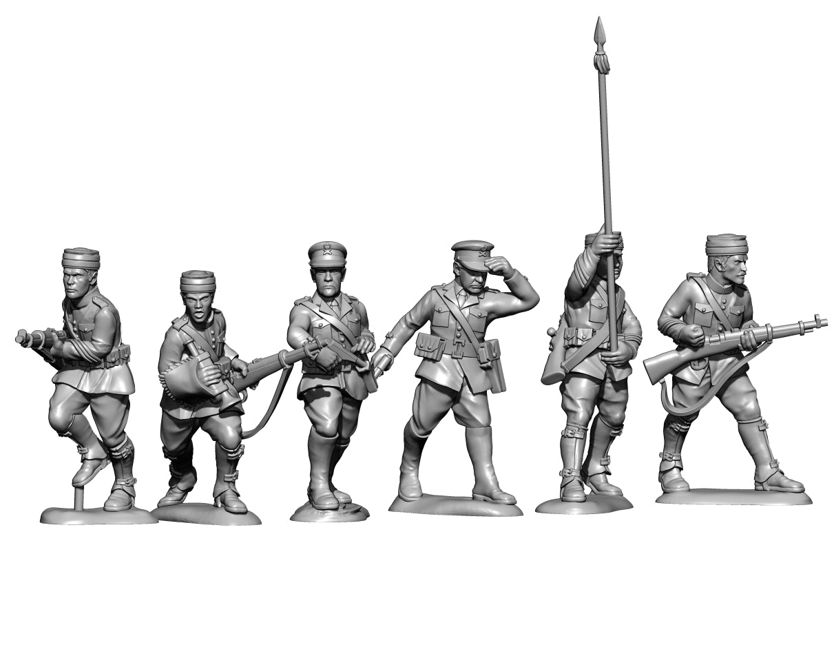 Rif War/SCW Spanish Cavalry Dismounted by Baraka Wargames and Miniatures